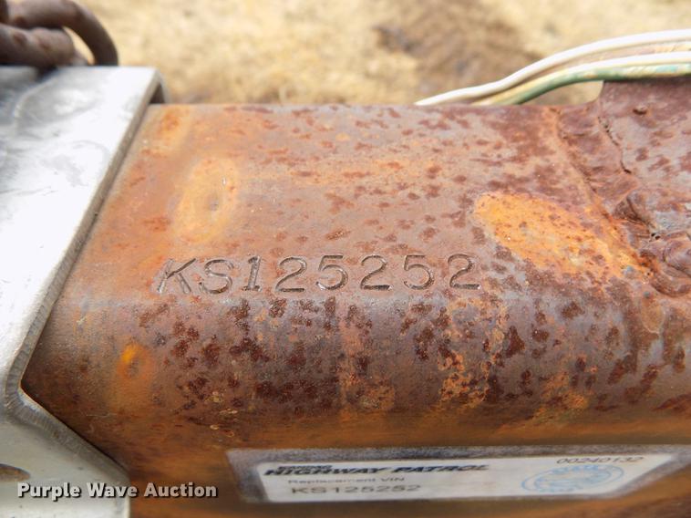 image for item DF2914 2005 shop built burn trailer