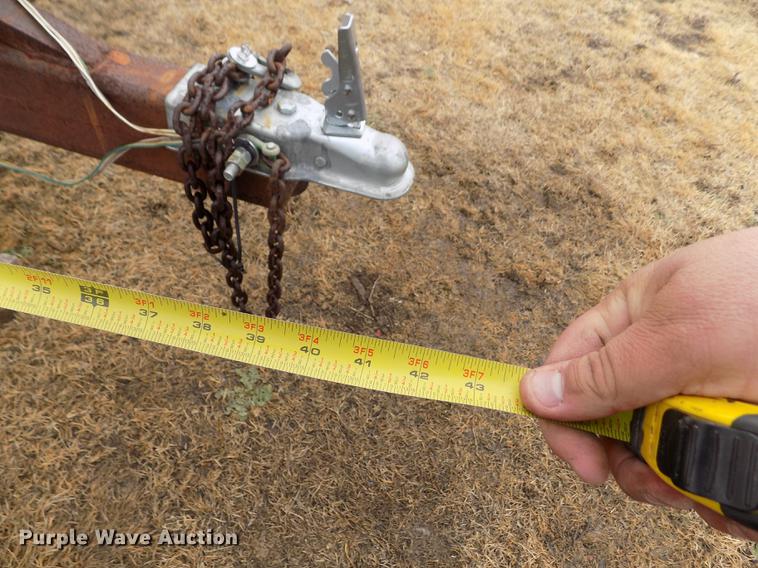 image for item DF2914 2005 shop built burn trailer