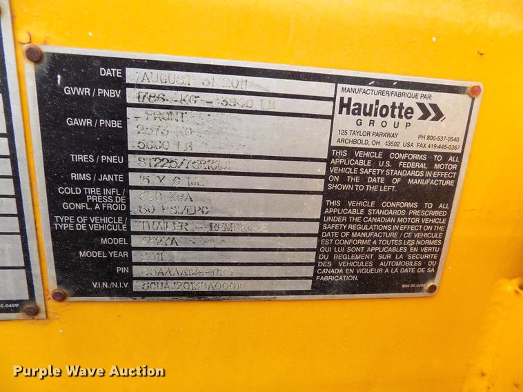 image for item DF2916 2011 Biljax 4527A boom lift