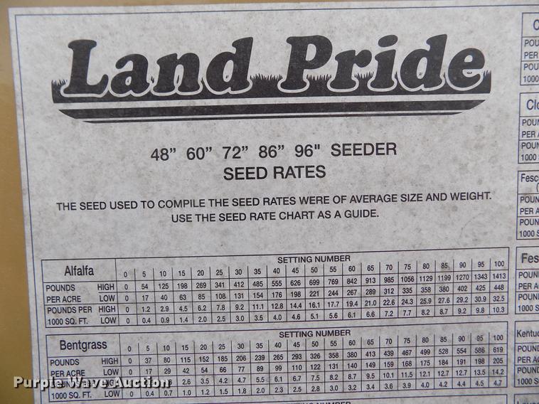 image for item DF2921 Land Pride APS1572 grass drill