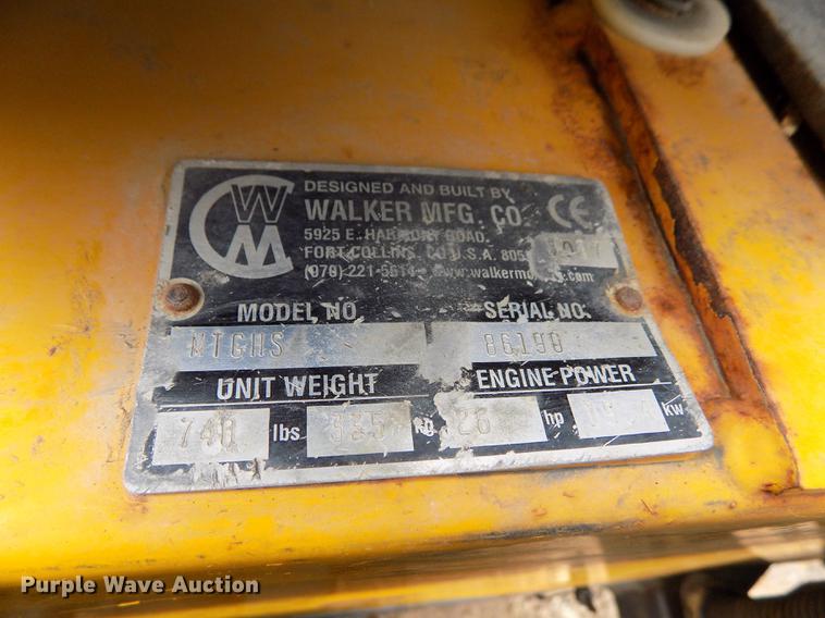 image for item DF2922 Walker MTGHS ZTR lawn mower