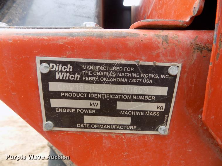 image for item DF2932 2007 Ditch Witch 1820 trencher