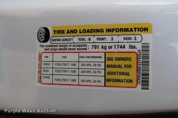 image for item DG3307 2014 Ford F150 XLT SuperCab pickup truck