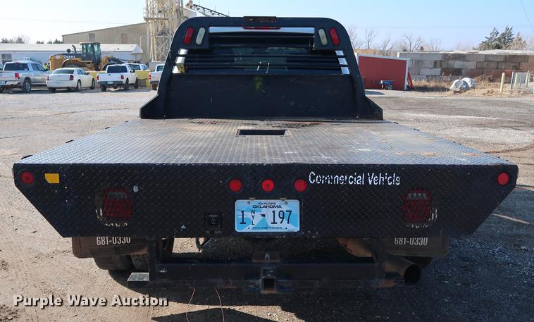 image for item DG3314 2010 Chevrolet Silverado 3500HD Crew Cab flatbed pickup truck