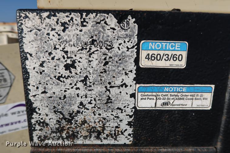 image for item DG3320 Ingersoll Rand SSR-UP6-30-125 rotary screw air compressor