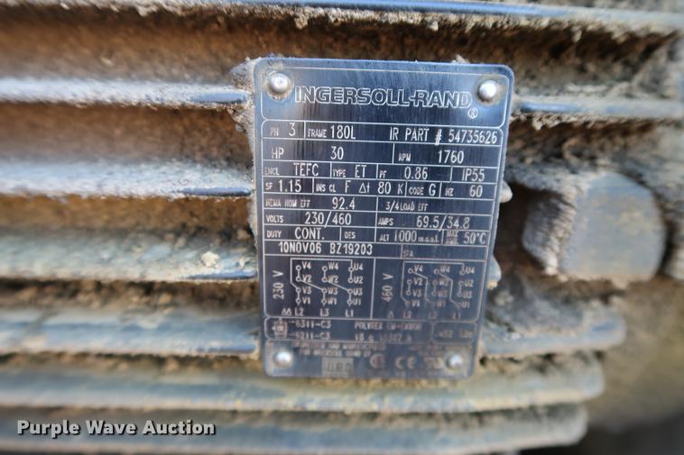 image for item DG3322 Ingersoll Rand SSR-UP6-30-125 rotary screw air compressor