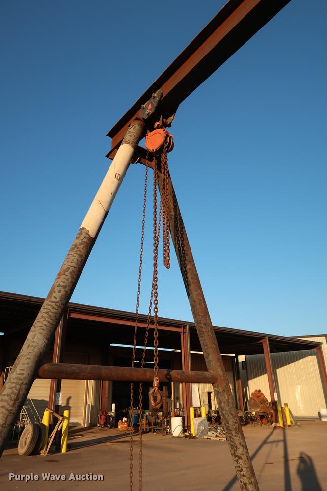image for item DG3326 A-frame overhead crane hoist