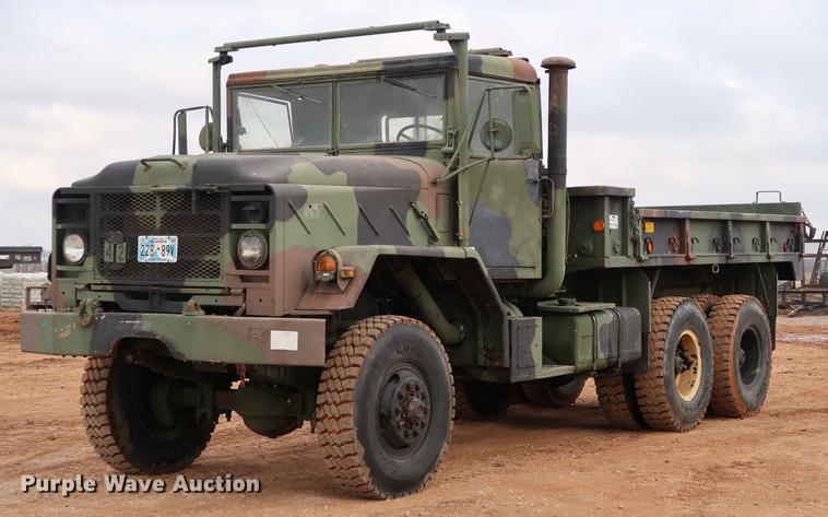 image for item DG3334 1984 Am General M923 flatbed truck