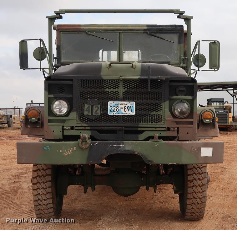 image for item DG3334 1984 Am General M923 flatbed truck