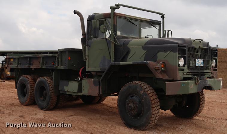 image for item DG3334 1984 Am General M923 flatbed truck