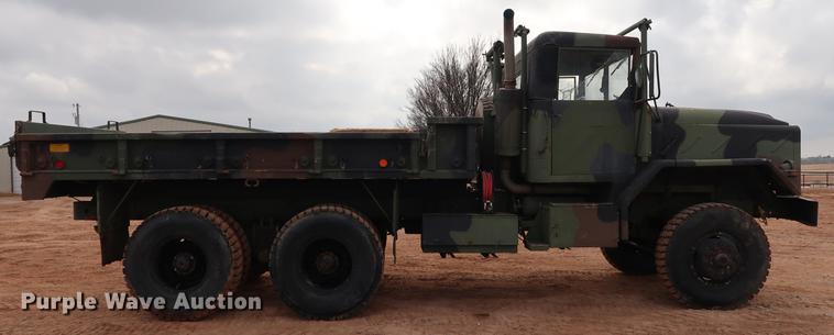 image for item DG3334 1984 Am General M923 flatbed truck