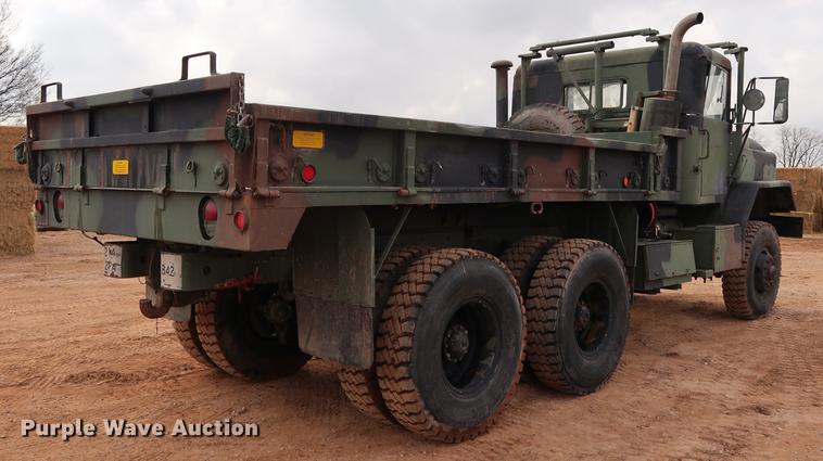 image for item DG3334 1984 Am General M923 flatbed truck