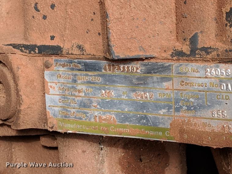 image for item DG3334 1984 Am General M923 flatbed truck