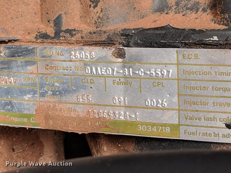 image for item DG3334 1984 Am General M923 flatbed truck