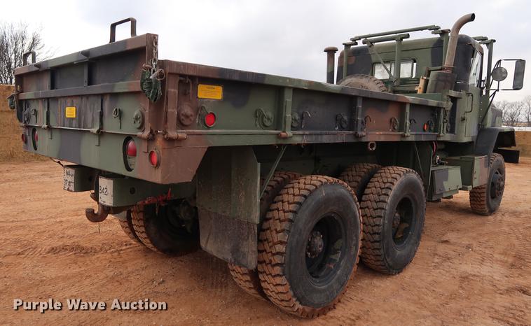 image for item DG3334 1984 Am General M923 flatbed truck