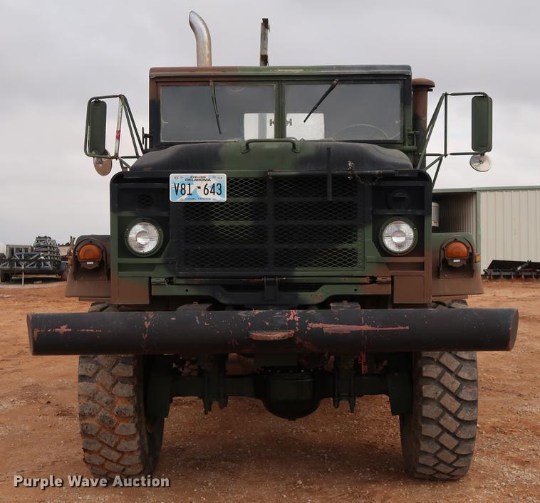 image for item DG3335 1985 Am General M923 flatbed truck