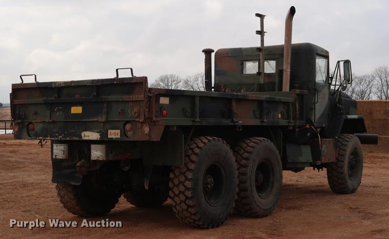 image for item DG3335 1985 Am General M923 flatbed truck