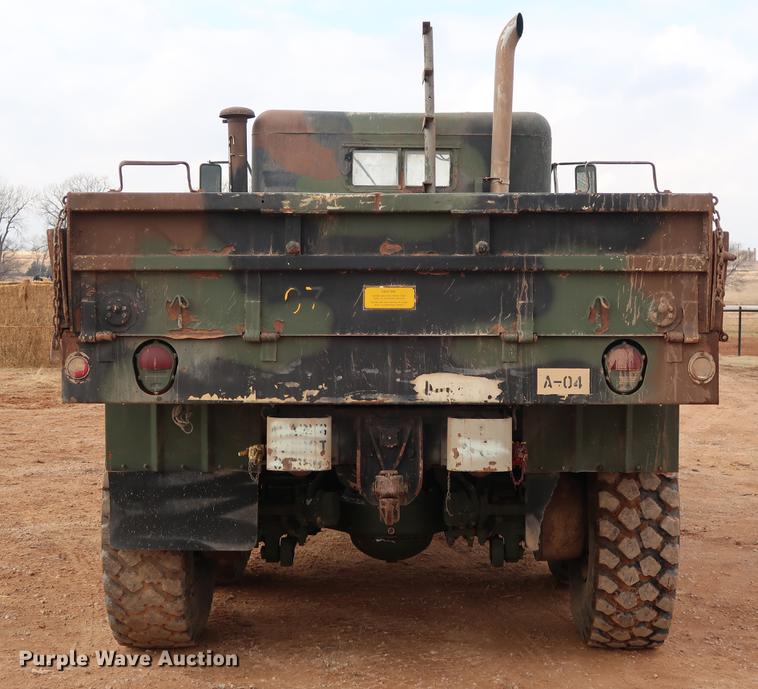 image for item DG3335 1985 Am General M923 flatbed truck