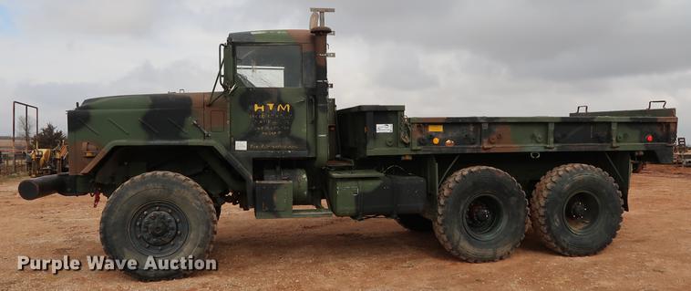 image for item DG3335 1985 Am General M923 flatbed truck