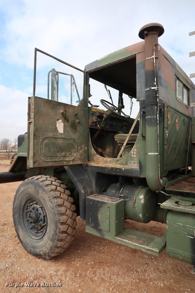 image for item DG3335 1985 Am General M923 flatbed truck