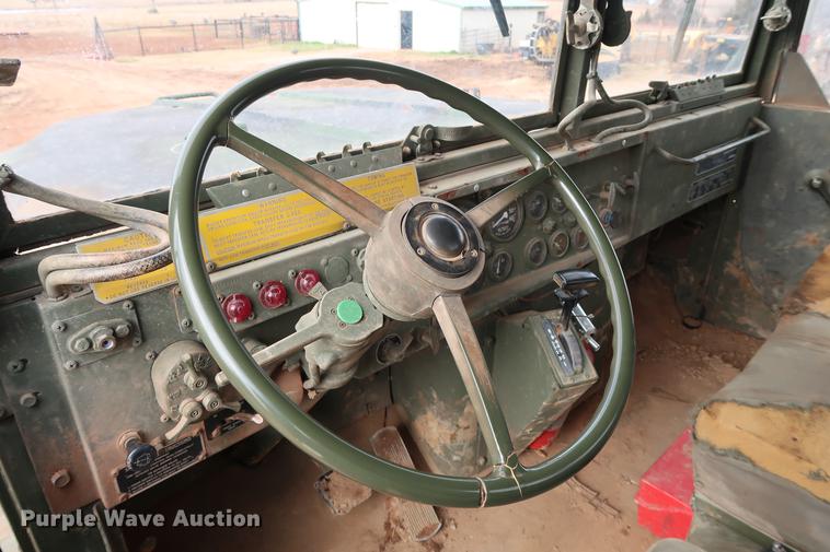 image for item DG3335 1985 Am General M923 flatbed truck