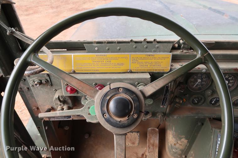 image for item DG3335 1985 Am General M923 flatbed truck