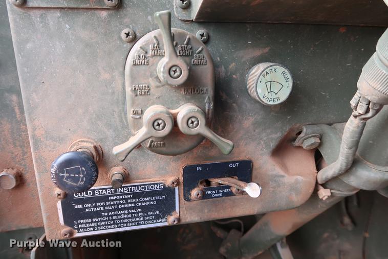 image for item DG3335 1985 Am General M923 flatbed truck