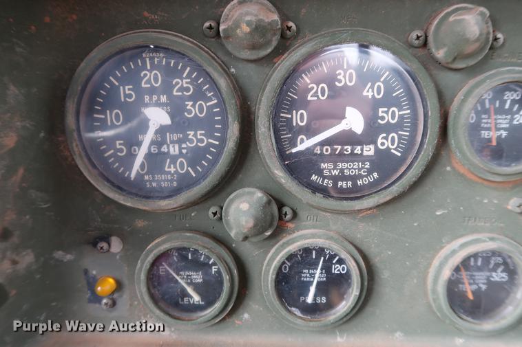 image for item DG3335 1985 Am General M923 flatbed truck