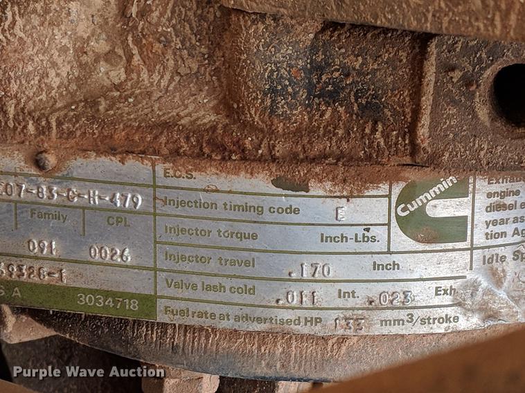 image for item DG3335 1985 Am General M923 flatbed truck