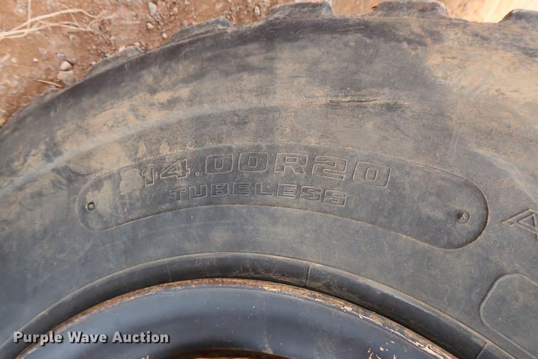 image for item DG3335 1985 Am General M923 flatbed truck