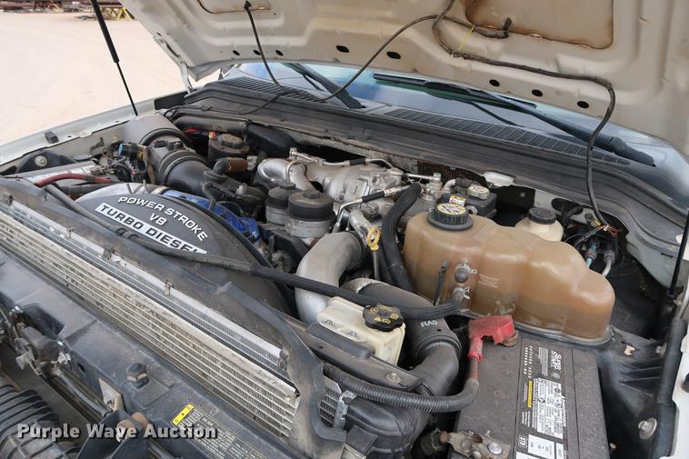 image for item DG3337 2008 Ford F550 XL Super Duty Crew Cab flatbed pickup truck