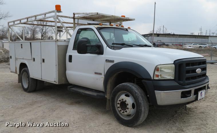 image for item DG3818 2007 Ford F550 Super Duty XL utility truck