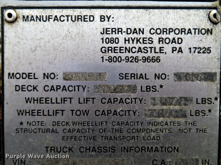 image for item DG3836 2007 GMC C5500 rollback truck