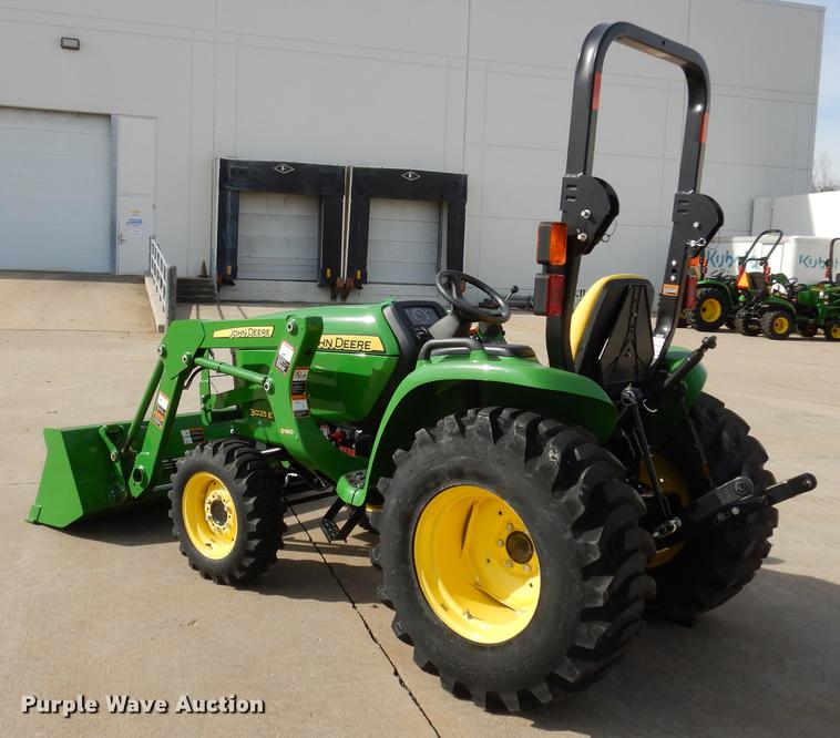 image for item DK9830 2017 John Deere 3025E MFWD tractor