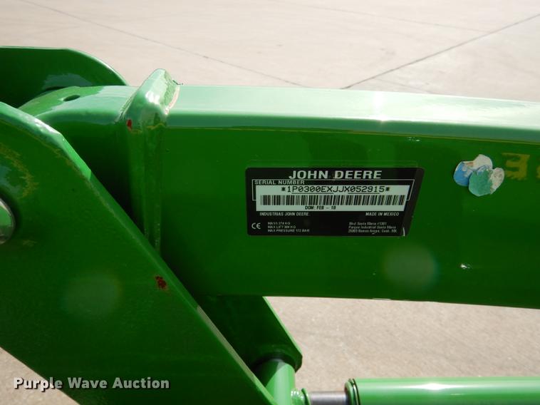 image for item DK9831 2018 John Deere 3025E MFWD tractor