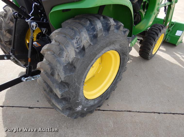 image for item DK9831 2018 John Deere 3025E MFWD tractor