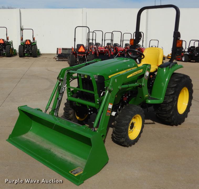 image for item DK9833 2017 John Deere 3025E MFWD tractor