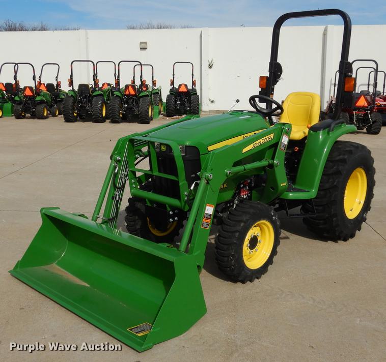 image for item DK9834 2017 John Deere 3025E MFWD tractor