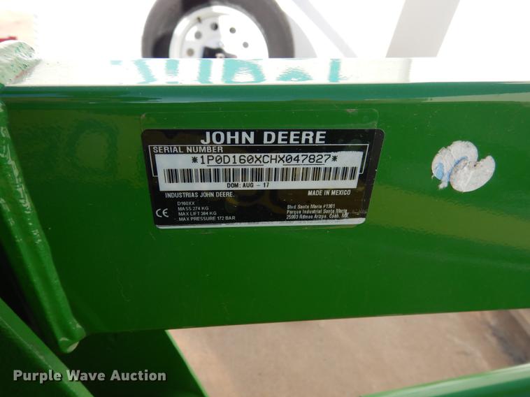 image for item DK9834 2017 John Deere 3025E MFWD tractor