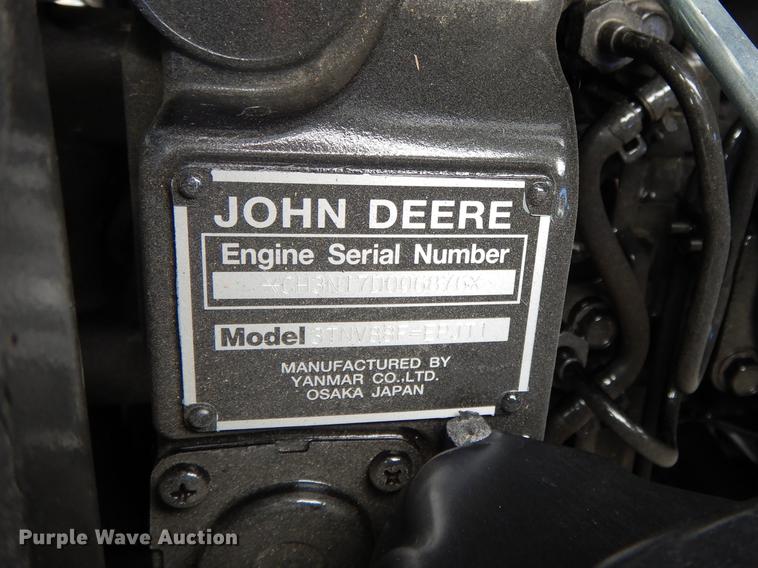 image for item DK9834 2017 John Deere 3025E MFWD tractor