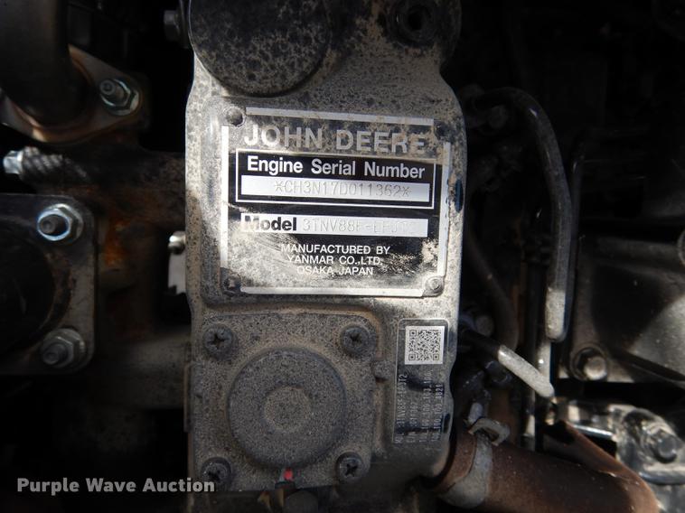 image for item DK9835 2018 John Deere 3025E MFWD tractor
