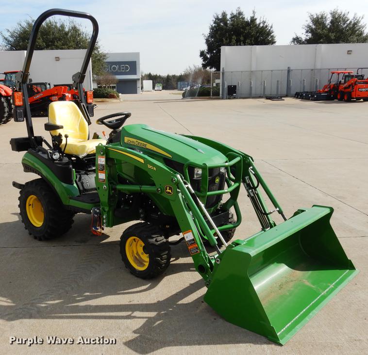 image for item DK9837 2017 John Deere 1025R MFWD tractor