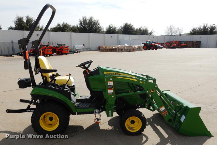 image for item DK9837 2017 John Deere 1025R MFWD tractor