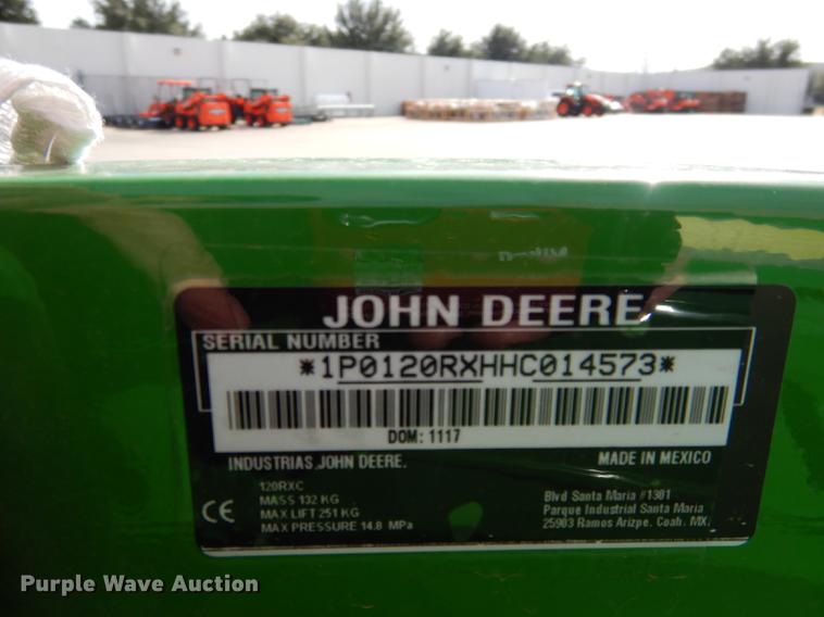 image for item DK9837 2017 John Deere 1025R MFWD tractor