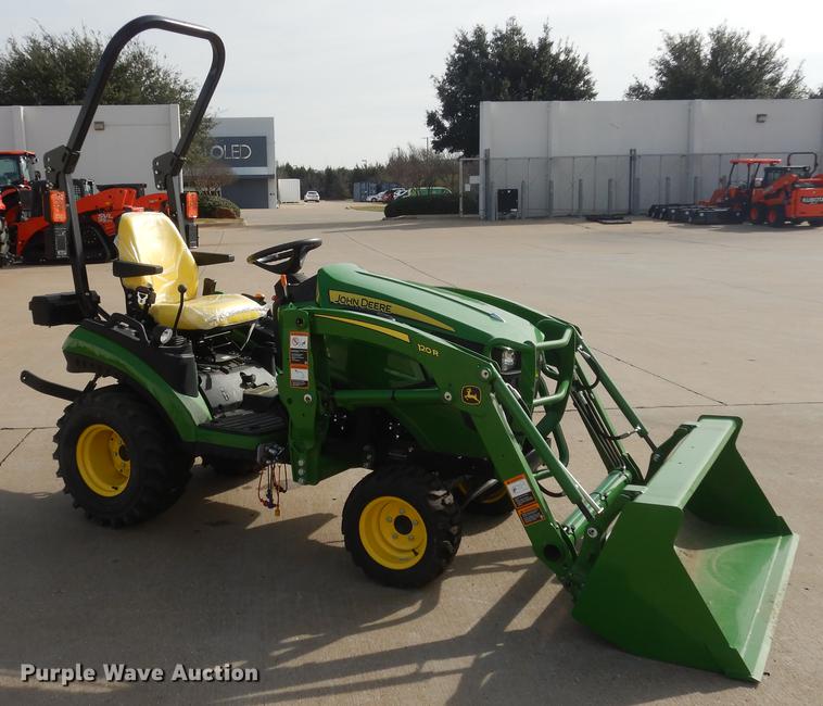 image for item DK9838 2017 John Deere 1025R MFWD tractor