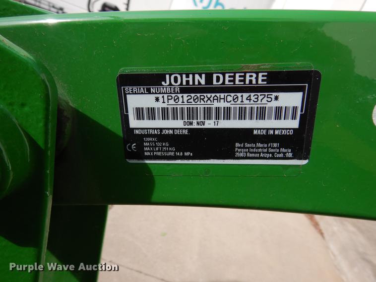 image for item DK9838 2017 John Deere 1025R MFWD tractor