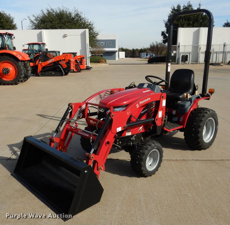 image for item DK9840 2017 Mahindra eMax 22S MFWD tractor