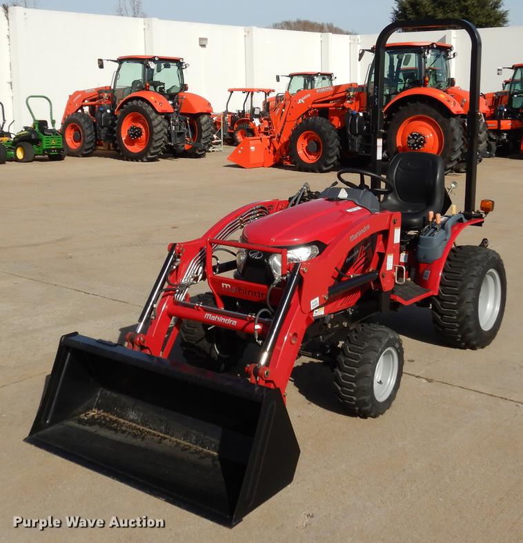image for item DK9841 2017 Mahindra eMax 22S MFWD tractor