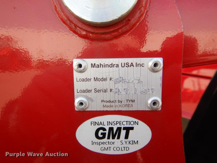 image for item DK9843 2016 Mahindra eMax 22S MFWD tractor