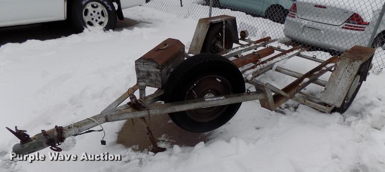 image for item DZ9621 Shop built motorcycle trailer